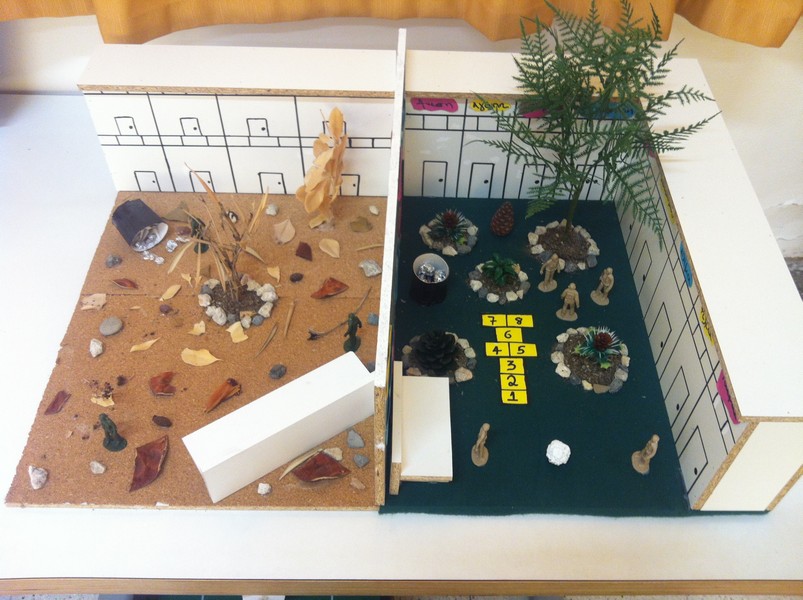 Κατασκευές από δράση "Ένα σχολείο χωρίς βία και εκφοβισμό".. Γυμνάσιο Εγκωμης 