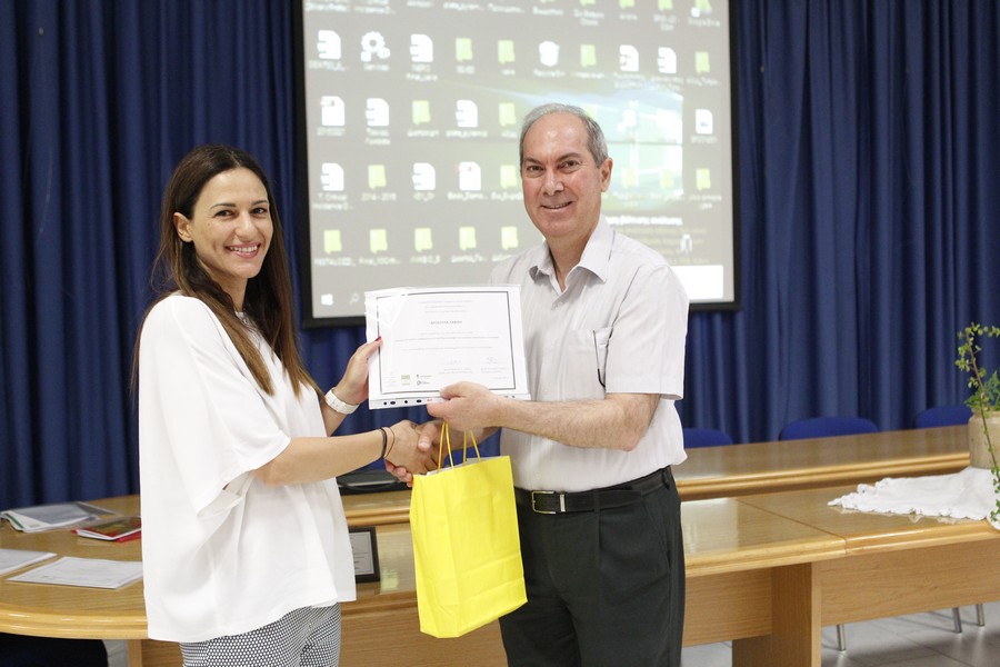 "Δράσεις που εντάσσονται στο πλαίσιο  της προκήρυξης διαγωνισμού για την εφαρµογή των σχεδίων µαθήµατος µε γενική θεµατογραφία την Κυπριακή Παραδοσιακή Διατροφή στα πλαίσιο του µαθήµατος της Οικιακής Οικονοµίας. Σχολική χρονιά 2015-2016 "