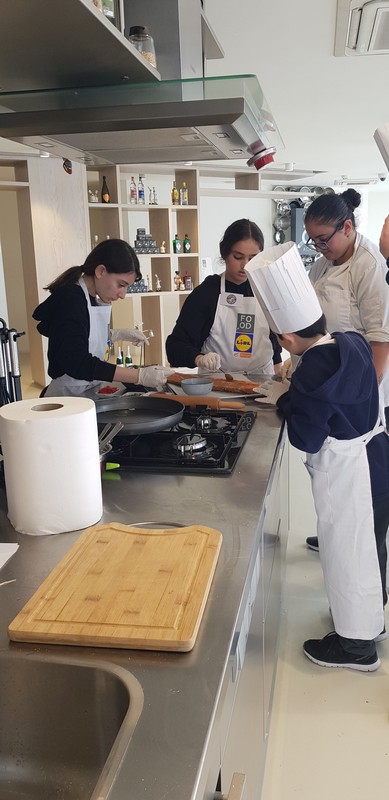 Συμμετοχή του Περιφερειακού Γυμνασίου Πέρα Χωρίου και Νήσου στο πρόγραμμα. Ετοιμασία «Ιταλική Kουζίνα», 6/2/2020