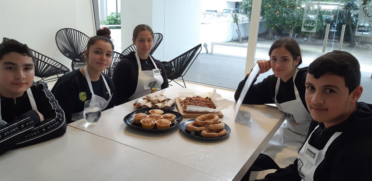 Συμμετοχή του Γυμνασίου Πετράκη Κυπριανού Λάρνακας στο πρόγραμμα. Ετοιμασία «Τέλειων σνακ για το σχολείο», 27/1/2020 