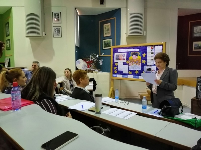 Φωτογραφίες από  το Σεμινάριο Επιμόρφωσης Καθηγητών/τριών Οικιακής Οικονομίας για τις μονάδες Ειδικής Αγωγής . Λύκειο Λινόπετρας , 21/3/2019.