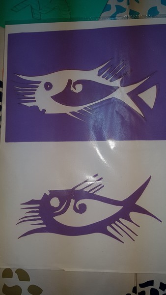 ΜΕ07.002 Υφασματολογία, Λαϊκή Τέχνη και Παράδοση στο μάθημα της Οικιακής Οικονομίας, 2018 -2019 - Παραδοσιακά μοτίβα με Foam και σφραγίδες με τη χρήση βαφών υφασμάτων  - όνομα  folder «Foam»